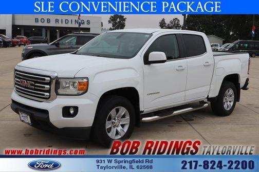 Summit White 2016 GMC Canyon SLE