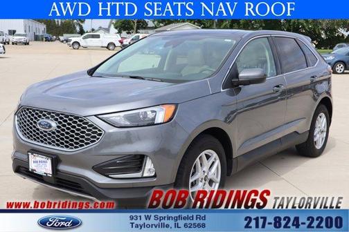 Gray 2024 Ford Edge SEL