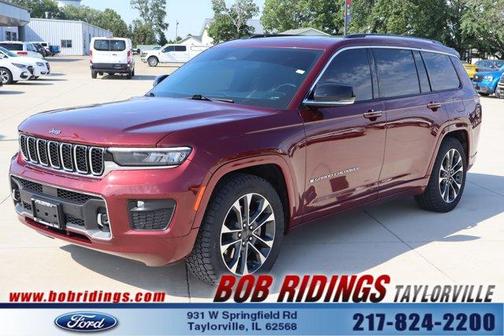 Velvet Red Pearlcoat 2022 Jeep Grand Cherokee L Overland