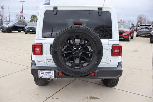 Bright White Clearcoat 2025 Jeep Wrangler 4xe Sahara
