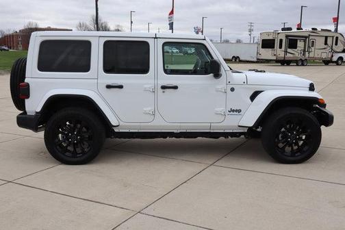 Bright White Clearcoat 2025 Jeep Wrangler 4xe Sahara