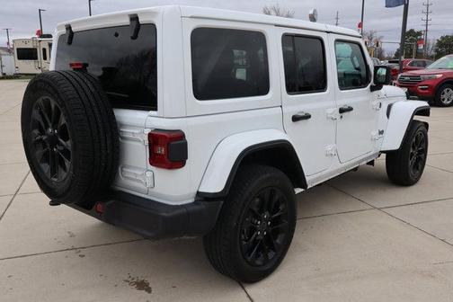 Bright White Clearcoat 2025 Jeep Wrangler 4xe Sahara