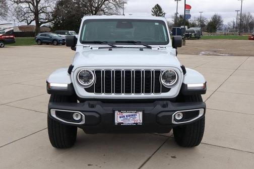 Bright White Clearcoat 2025 Jeep Wrangler 4xe Sahara