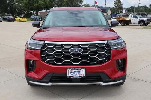 Rapid Red Metallic Tinted Clearcoat 2026 Ford Explorer Platinum