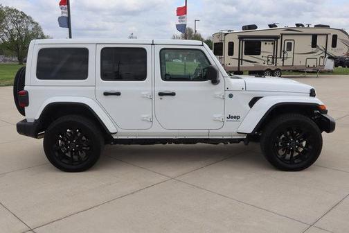 Bright White Clearcoat 2025 Jeep Wrangler 4xe Sahara