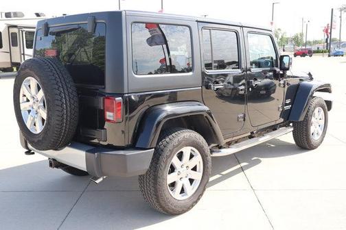 Black 2012 Jeep Wrangler Unlimited Sahara
