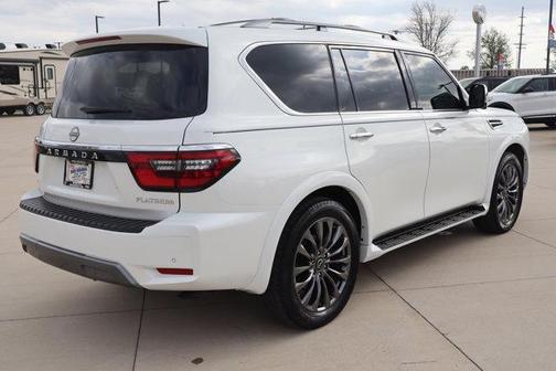 Aspen White Tricoat 2024 Nissan Armada Platinum