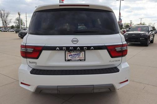 Aspen White Tricoat 2024 Nissan Armada Platinum