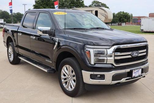 Black 2025 Ford F-150 Lariat