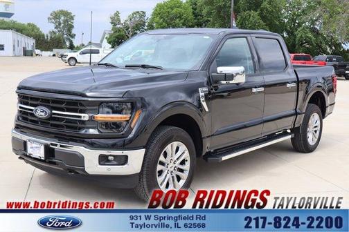 Black 2024 Ford F-150 XLT