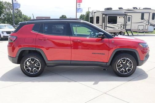 Red 2024 Jeep Compass Trailhawk