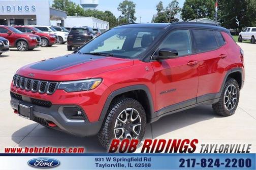 Red 2024 Jeep Compass Trailhawk