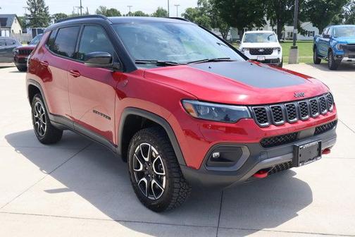 Red 2024 Jeep Compass Trailhawk