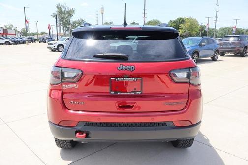 Red 2024 Jeep Compass Trailhawk
