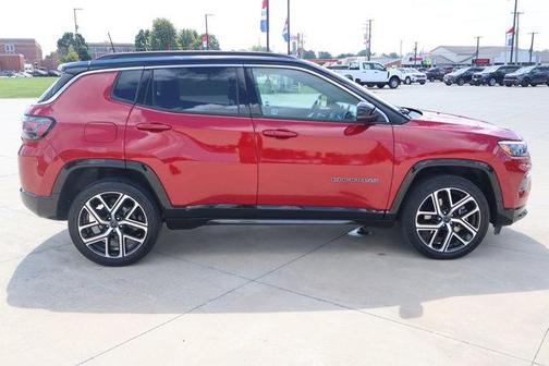 Red 2025 Jeep Compass Limited