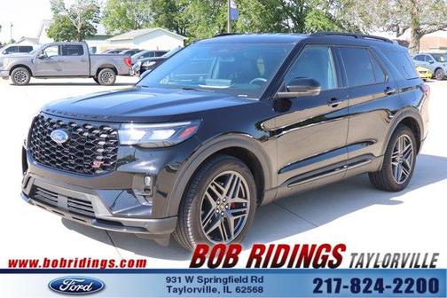Black 2025 Ford Explorer ST