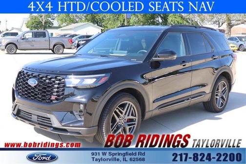 Black 2025 Ford Explorer ST