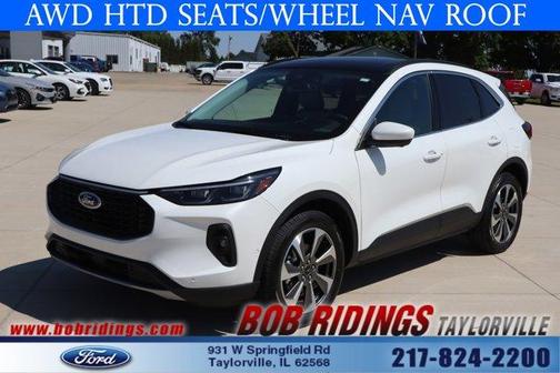 White 2024 Ford Escape Platinum