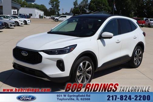 White 2024 Ford Escape Platinum