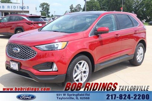 Red 2024 Ford Edge SEL