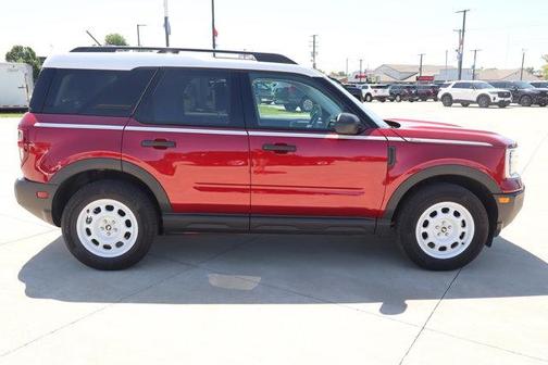 Red 2025 Ford Bronco Sport Heritage