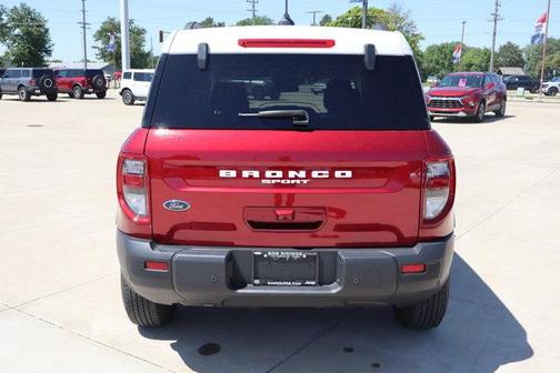 Red 2025 Ford Bronco Sport Heritage