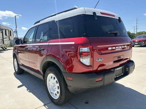 Red 2025 Ford Bronco Sport Heritage