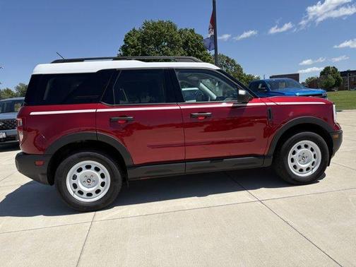 Red 2025 Ford Bronco Sport Heritage
