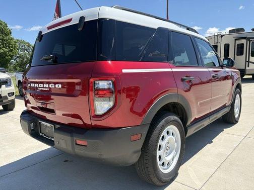 Red 2025 Ford Bronco Sport Heritage