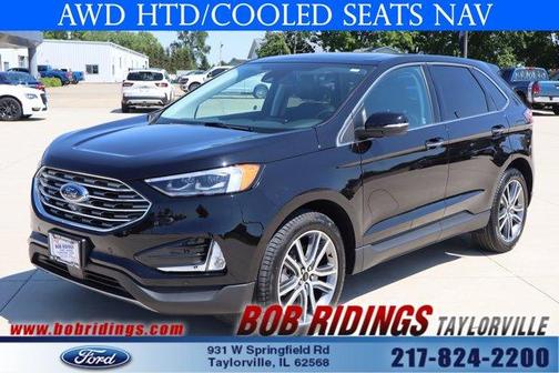 Black 2024 Ford Edge Titanium