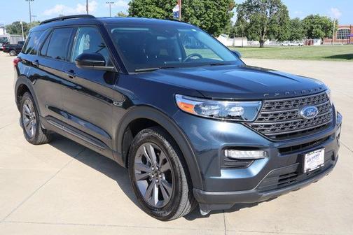 Blue 2024 Ford Explorer XLT