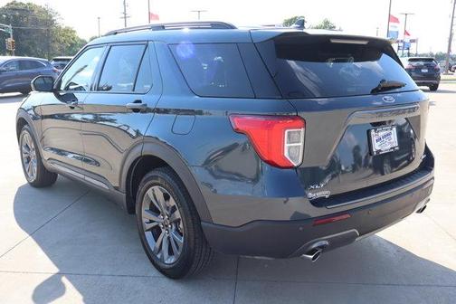 Blue 2024 Ford Explorer XLT