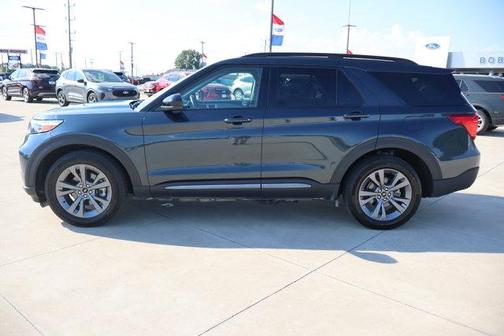 Blue 2024 Ford Explorer XLT