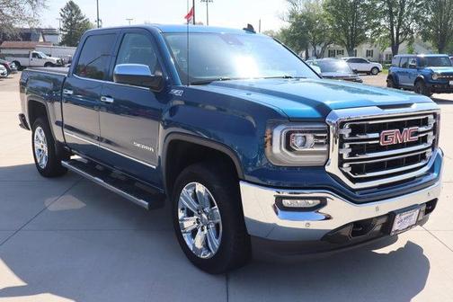Stone Blue Metallic 2017 GMC Sierra 1500 SLT