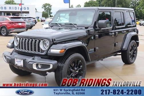 Black Clearcoat 2025 Jeep Wrangler 4xe Sahara