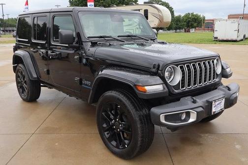 Black Clearcoat 2025 Jeep Wrangler 4xe Sahara