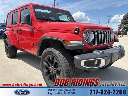 Firecracker Red Clearcoat 2025 Jeep Wrangler 4xe Sahara