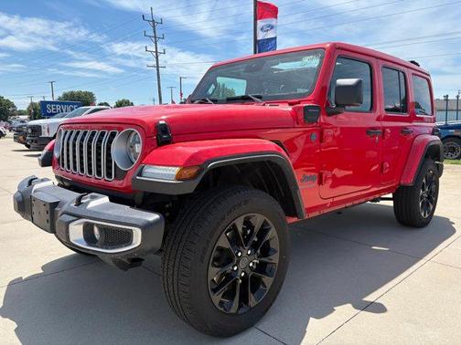 Firecracker Red Clearcoat 2025 Jeep Wrangler 4xe Sahara