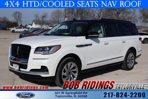 White 2024 Lincoln Navigator L Black Label