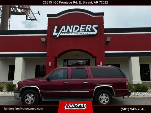 Maroon 2005 Chevrolet Suburban 1500 LS