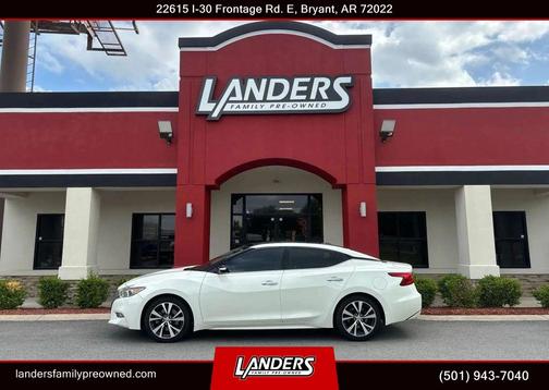 Pearl White 2017 Nissan Maxima 3.5 SL