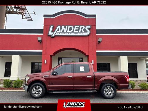 Maroon 2015 Ford F-150 XLT