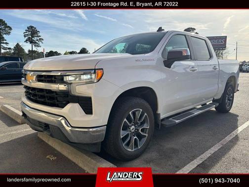 Summit White 2023 Chevrolet Silverado 1500 LT