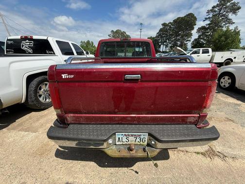 Red 1995 Ford F-150 Long Bed