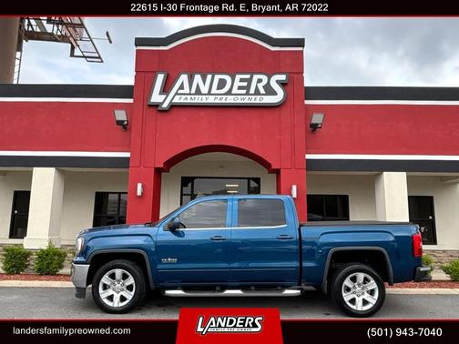 Stone Blue Metallic 2018 GMC Sierra 1500 SLE