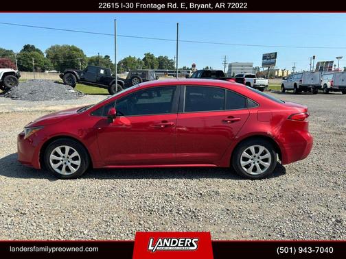 Red 2020 Toyota Corolla LE