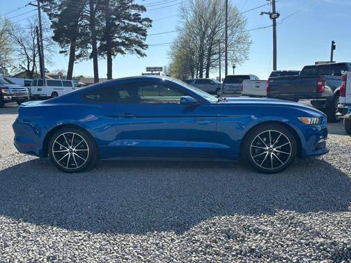 Blue 2017 Ford Mustang EcoBoost