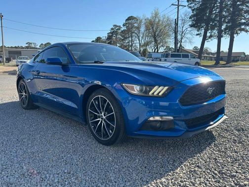 Blue 2017 Ford Mustang EcoBoost