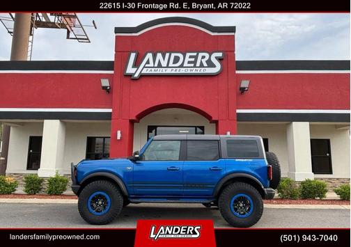 Lightning Blue Metallic 2021 Ford Bronco First Edition