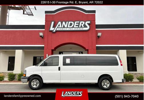 Summit White 2008 Chevrolet Express 3500 LS Extended Wagon